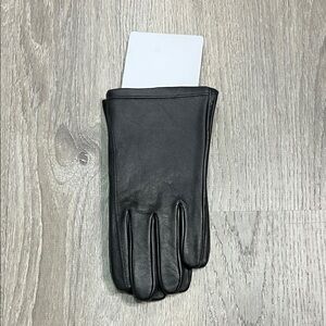 Black Wilson Leather Men's Gloves